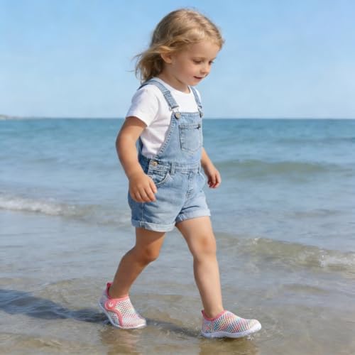 Image of FEETCITY Baby Boys Girls Water Sport Shoes Barefoot Kids Aqua Socks Quick-Dry Beach Swim Pool Shoes