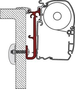Fiamma Adapter Kit Sprinter/Crafter H3