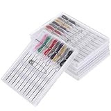 BESTonZON 5pcs Portable Sewing Kit with Pre-Threaded Needles, Colorful Threads, and Compact Storage Case for Travel, Home, and Hotel Stitch Repairs Random Color Random Color