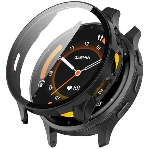 RoSoki Garmin Venu 3 45mm Ή P[X یJo[ X}[gEHb`P[X KX ̌^ ϏՌ PCf ^ Jo[ h~  ϏՌ Sʕی EȒP y Garmin Venu 3 45mm Ή u