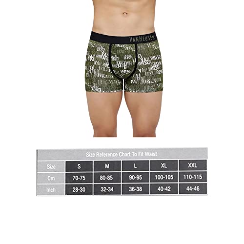 Image of Van Heusen Men's Cotton Trunk - Pack of 1 | Contoured pouch for support | Antibacterial Briefs | Sweat Absorbant | Moistue Wicking | Breathable Everyday Underwear | Long Lasting Color| Fun Prints | Style 10051