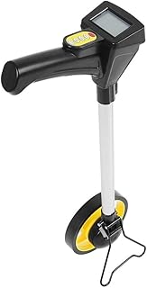 EVANEM Measuring Wheel Measuring Wheel, Distance Measuring Wheel with Foldable Handle and Storage Bag, Digital Large Diameter Surveyors Measuring Wheel 0-99999.9m Measurement