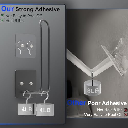 image for Durmmur 2 Pack Hat Racks for Baseball Caps, Hat Organizer for Baseball