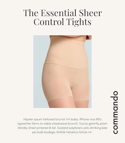 Image of commando Women's The Keeper Control Sheer Tights