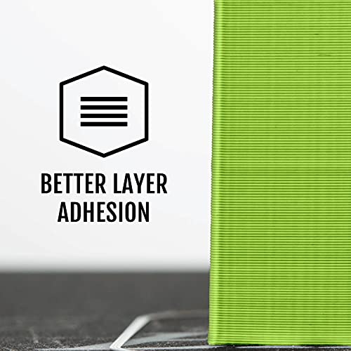 Image of HATCHBOX 1.75mm Lime Green PETG 3D Printer Filament, 1 KG Spool, Dimensional Accuracy + /- 0.03 mm, 3D Printing Filament