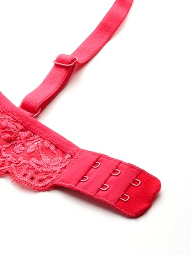 Image of LEADING LADY Women Bra | Non Padded | Non Wired | Full Coverage | T-Shirt Bra | Lace Style Adjustable Straps | Every Day Bra