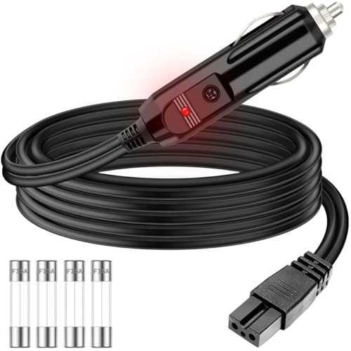 Xiatiaosann 12V ԗpN[[P[u ԗp①ɁEⓀɗpDCdR[hP[uA_v^[ 15Aq[YtsALvAsNjbNARVAԗp①ɗp