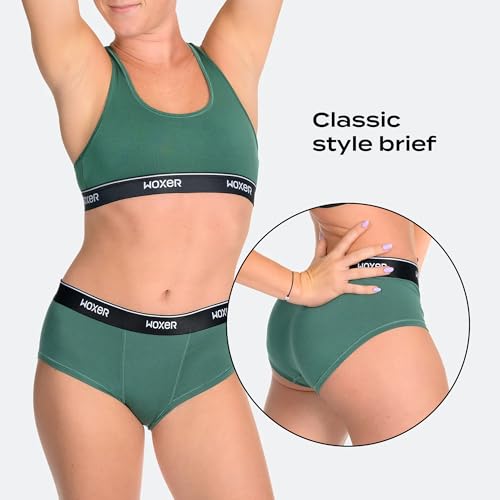 Image of Woxer Women's Classic Seamless Boyshort Panties, Soft Modal Fabric with No Roll Inseam, Chafe-Free, Breathable Design