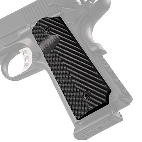 VZ Grips Operator II 1911 Gun Grips (Black, Full Size)