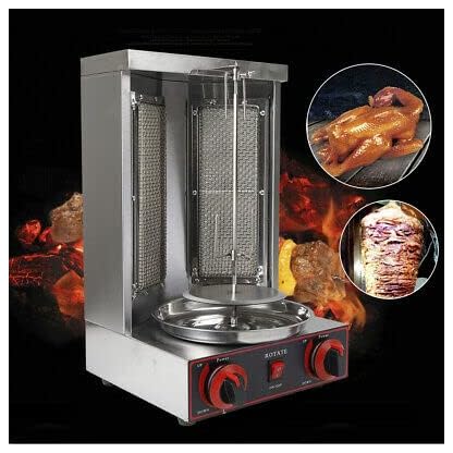 3000W Gas Doner Kebab Machine Edelstahl Mittlerer Osten Rotisserie Maschine 220V Elektro Dönergrill Gyrosgrill Tischgrill – Bild 3