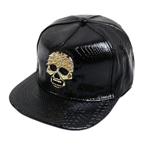 Casquette de baseball imperméable en similicuir souple printemps