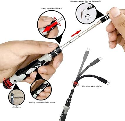 Image of 115-in-1 Precision Magnetic Screwdriver Set with Storage Case | Professional Multi-Bit Repair Tool Kit for Laptop, Mobile, PC, Watch, Eyeglasses, Gaming Console & Electronics (Black)