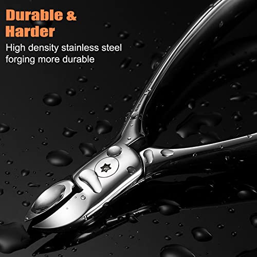 Thrau Toe Nail Clipper For Ingrown Or Thick Toenails, Nail Cutter Podiatrist Toenail Trimmer With Super Sharp Blades Surgical Stainless Steel #TOP4