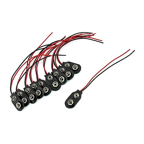 10 pezzi Connettore Batteria Tipo I con Facile Installazione per Dispositivi Elettronici Materiale Resistente e Duraturo nero