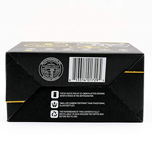 Java House Cold Brew Coffee On Tap, Colombian Black (1 Gallon / 128 Fluid Ounce Box) Single Origin, Not a Concentrate, No Sugar, Ready to Drink Liquid, .1 Pack