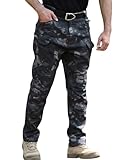 Matériau: pantalon cargo homme tissu doux et confortable pour la peau. Ces pantalons de travail hommes ne se fanent pas.