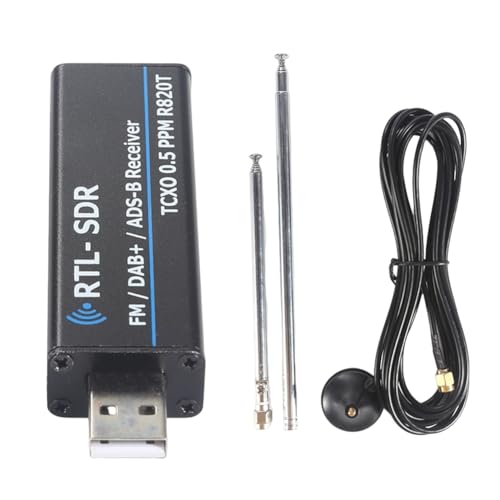 VENEKA Receptor de Radio De Ondas Cortas Receptor RTL SDR Receptor USB RTL-SDR Multifunción Receptor