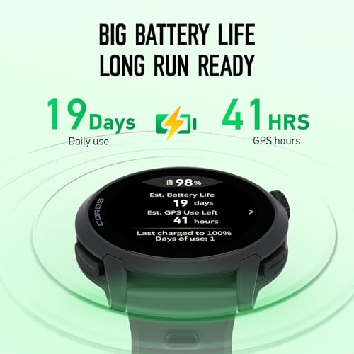 Image of COROS PACE 4 Ultralight Sport GPS Watch, 1.2 inch AMOLED Touchscreen Running Watch, 19 Days of Daily use, Voice Features, Advanced Training Tools, Accurate GPS, (White Silicone, Standard)