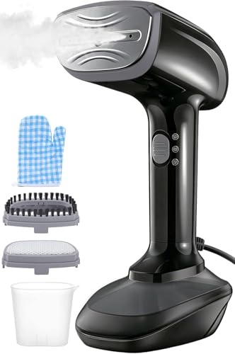 NTAYDZSW Ferro da stiro a vapore portatile 1800W, riscaldamento in 20s, serbatoio 300 ml, spegnimento automatico, per casa, viaggio e ufficio
