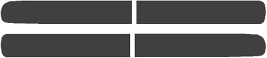 Pre-Cut Smoke Vinyl Tint Overlay Kit For 2015-2020 Dodge Challenger Taillights