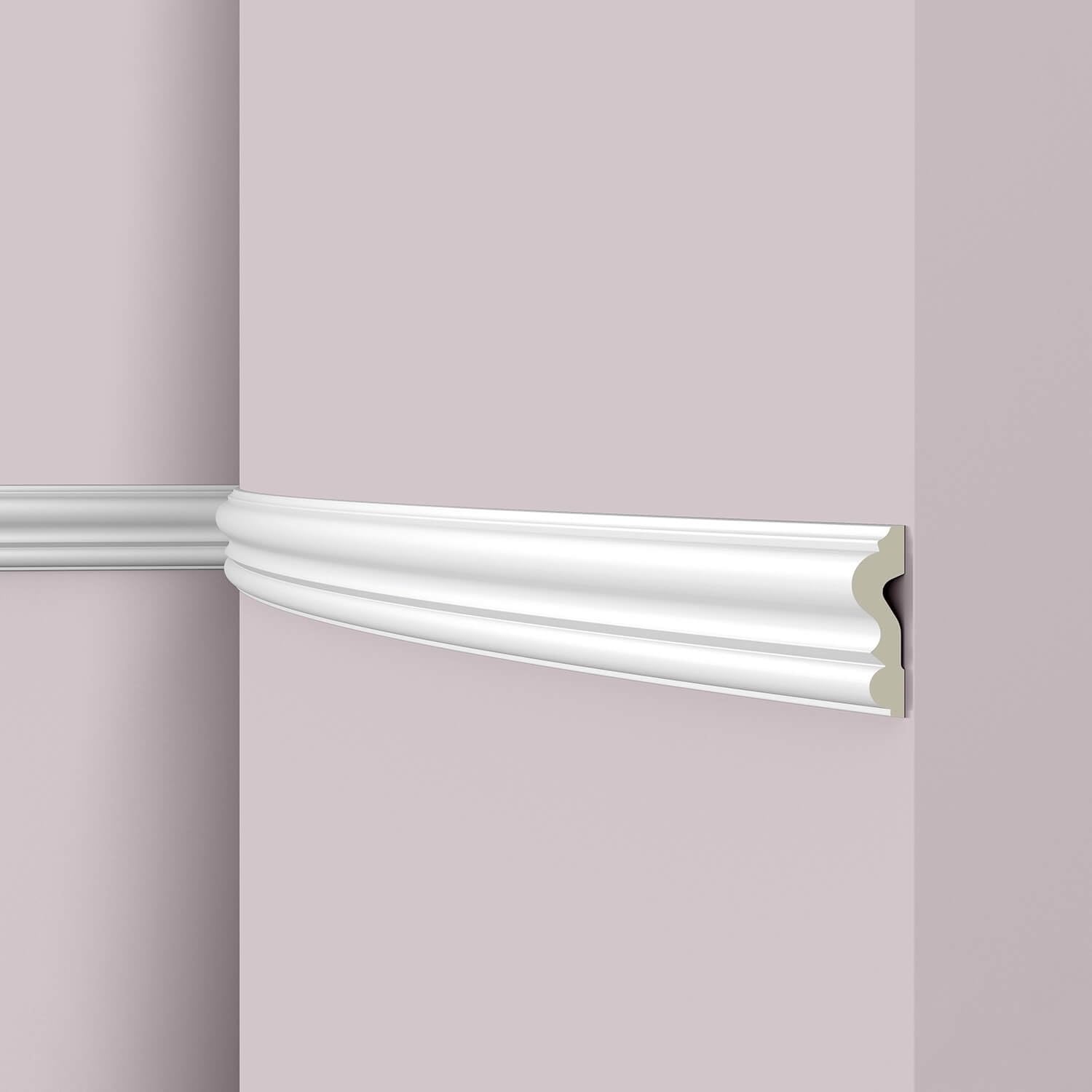 Cimaise flexible Z1360 ARSTYL pour habiller un mur arrondi