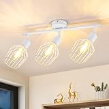 【Installation Facile】 Cette éclairage de plafond facile à installer est livrée avec les accessoires nécessaires et un schéma d'installation. L'installation n'est pas un mystère. Vous pouvez utiliser n'importe quelle ampoule décorative E14. La luminaire cuisine peut être montée au plafond ou au mur.