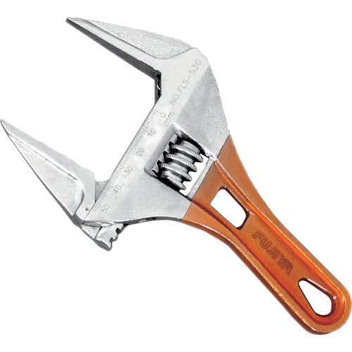 Fujiya 53mm Wide Jaw Adjustable Wrench | Stubby Short & Compact Shifter