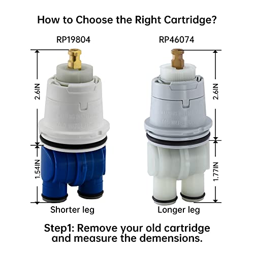 image for LOWCUS RP19804 Shower Cartridge Replacement for Delta 1300/1400 Series