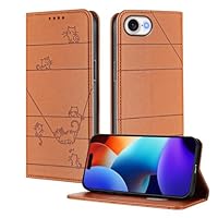 TienJueShi Rosso Premium Retro Stand Portafoglio Telefono - Foto 10