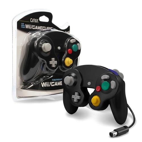 CirKa Wired Controller for GameCube(GC)/ Wii - Black
