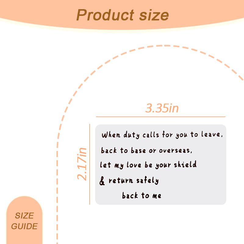 Military Deployment Gifts Wallet Card for Military Boyfriend Husband Navy Long Distance Gifts for Marine Air Force Romantic Anniversary Present for Army Fiance Coast Guard2