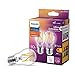 Philips LED Flicker-Free Clear Dimmable A19 Light Bulb - EyeComfort Technology & Flicker-Free A15 Ultra Definition Light Bulb, Dimmable Warm Glow Effect, 750 Lumen