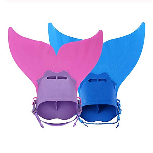 image for OVKMANG Swim Fins for Kids and Adult, Mermaid Flippers, Wave Monofin L