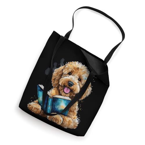 Bolsa Tote con impresión de perro Golden Doodle miniatura 2