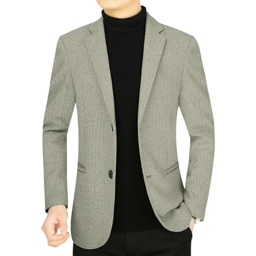 Blazer homme veste de bureau mi-saison coupe droite confort business