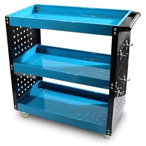 Bituxx Werkstattwagen mit 3 Ablagen und Haken