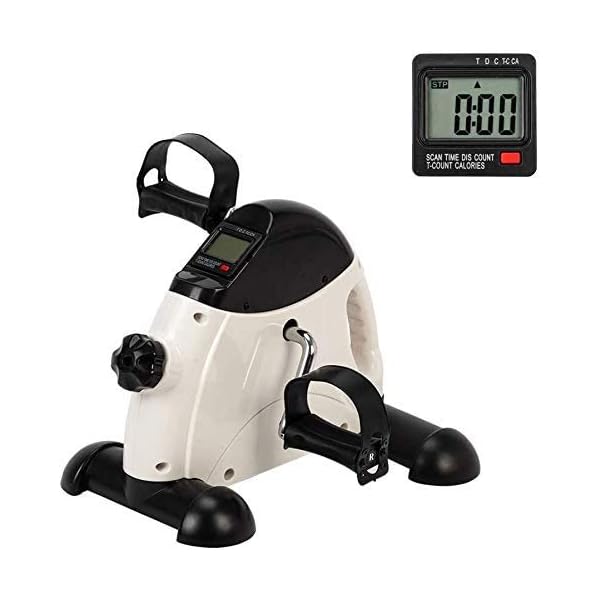 Hausse Portable Exercise Pedal Bike for Legs and Arms, Mini Exercise Peddler with LCD Display
