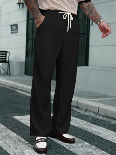 Image of TOPLOT Men's Casual Pant || Trouser for Men || Straight Leg Pant for Man (5267)
