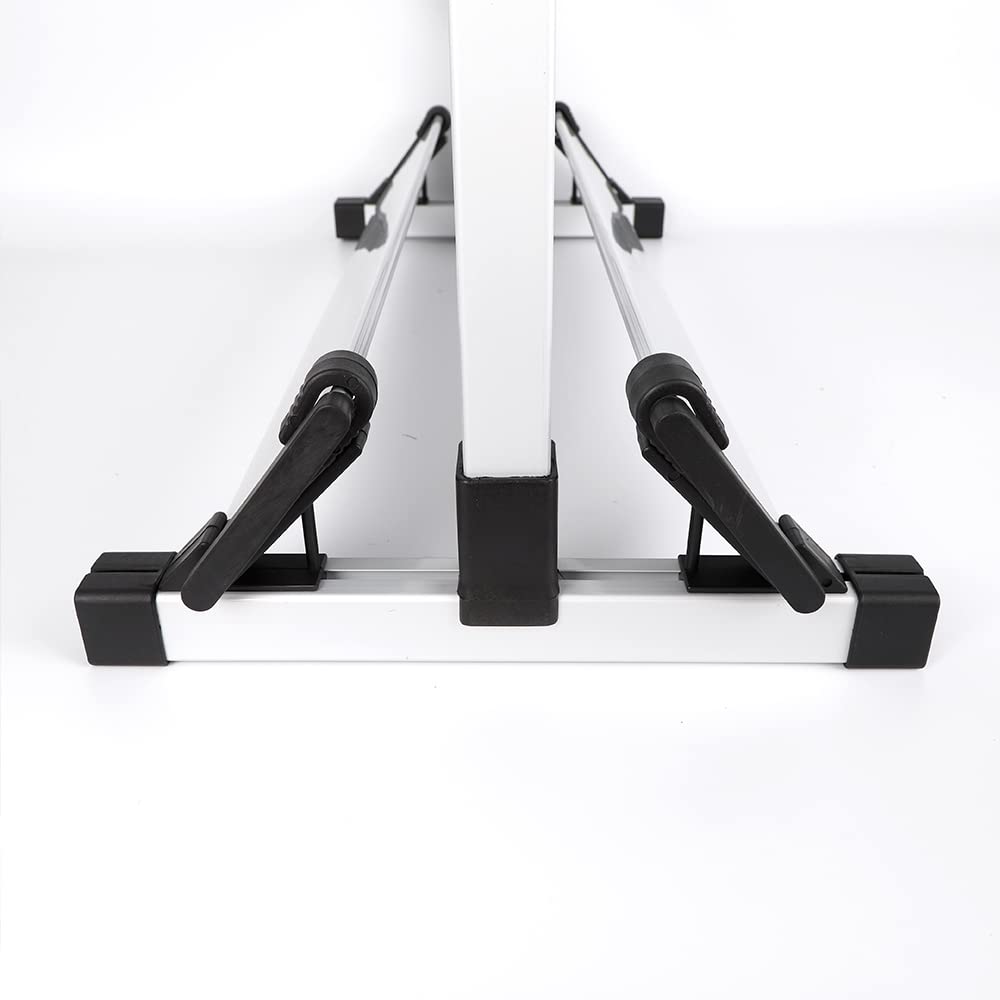 Supporto per canna da pesca per 24 canne da pesca in alluminio di alta qualità, supporto per canna da pesca, supporto per canna da pesca, supporto per interni ed esterni, 73 cm x 32,5 cm x 72