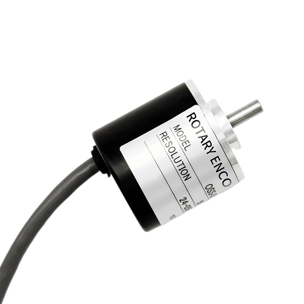 EB38A6-C4AR/EB38A6-H6PR 100~5000PPR Enkoder inkrementalny 38 mm OD Mini enkoder obrotowy do maszyn drukarskich opakowań (100 PPR, EB38A6-P4)