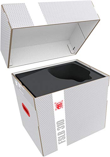 Caja de almacenamiento Feldherr con espuma protectora para Mundos de Artesanía