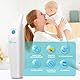 Fieberthermometer Ohr für Baby Erwachsene, Ohrthermometer Kinder Infrarot Thermometer Fieber mit Genau und Sofort Ablesung, Fieberalarm, 10 Speicherfunktion, LCD Anzeige