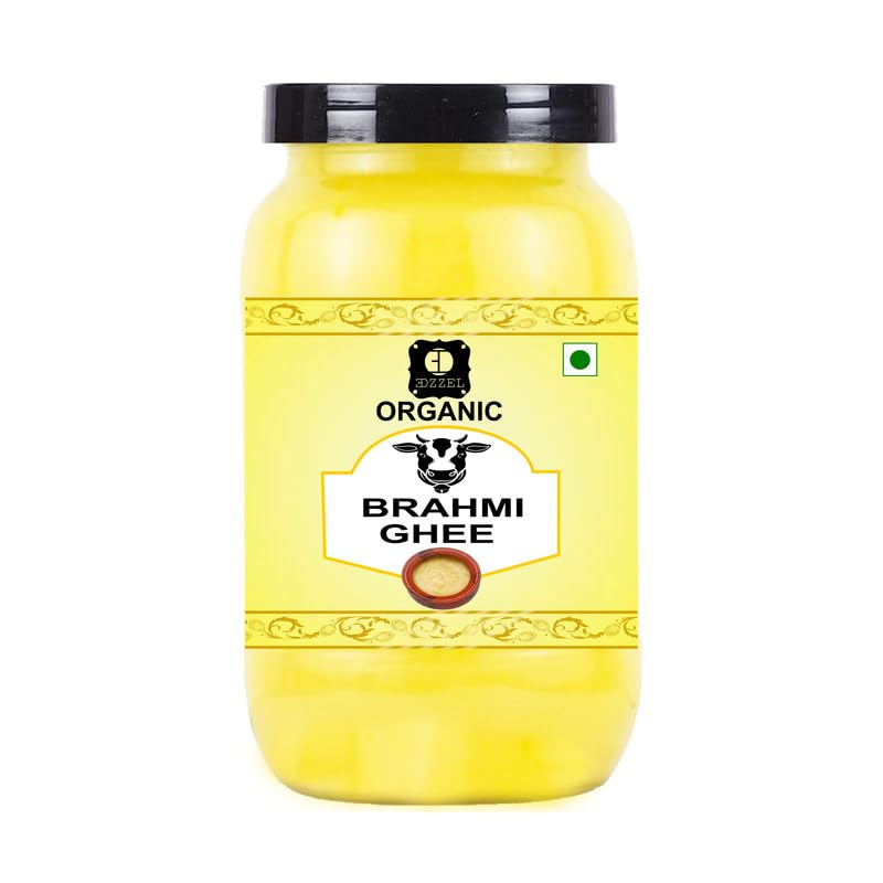 EDZZEL Organic Buffalo Ghee Packaging Grass Fed Buffalo Bilona Ghee Pure & Natural - (100 ml)