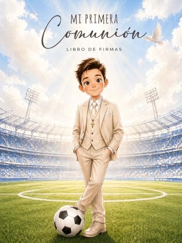Imagen de Libro de Firmas Comunión Niño Fútbol 