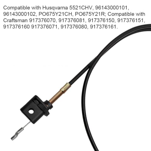 Cable de acelerador para solucionar tirones en cortacésped Craftsman 6