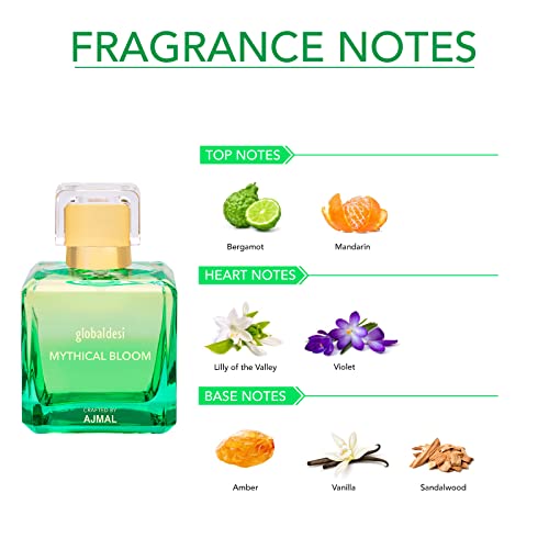 Image of AND Mystique Elegance EDP 100ML & Global Mythical Bloom Trance EDP 50ML