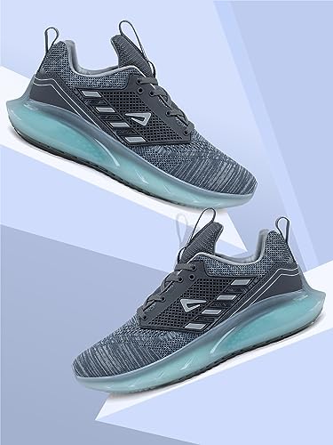 Image of Impakto Gravity Running Shoes for Men | Lightweight & Breathable Sports Shoes | Soft Cushioned Insole | Anti Skid EVA Sole | Laceup Shoes for Jogging, Walking, Gym & Casual Outings