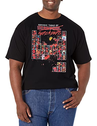 T-Shirt Deadpool Marvel Périodic Idéal pour Vos Sorties Geek et Cinéma