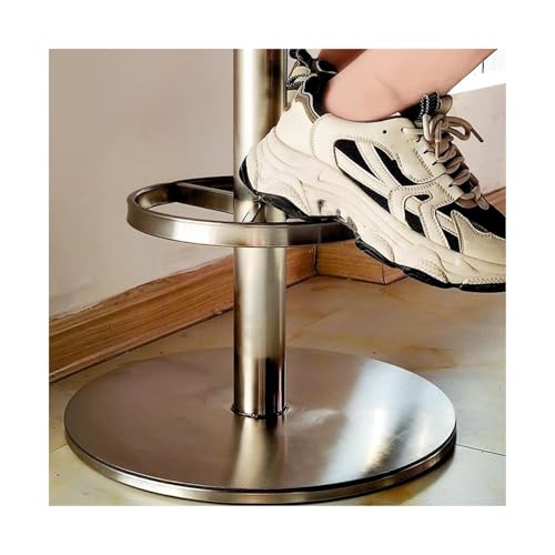 Tabourets de bar d'extérieur modernes en acier inoxydable pour jardin - 4