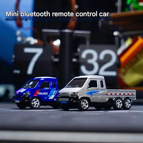 Image of Bestie toys Remote Control Small Car, 1:64 Scale Off-Road RC Car, USB Rechargeable 2.4GHZ Three Speed Indoor Alloy Vehicle for Kids (Power Truck)